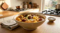 Poctivá zelňačka s pikantní klobásou: proč vařit zelí a brambory zvlášť