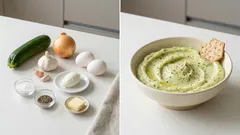 Cuketová pomazánka s česnekem a sýrem: krémová rychlovka na chleba i topinky