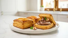 Křupavé listové koláčky s nutellovo‑mascarpone krémem – dezert hotový za chvíli