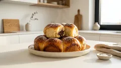 Kynuté buchtičky s Nutellou: nadýchané těsto a tekutá náplň uvnitř