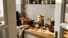 Řecká čočková polévka fakes se žampiony: sytý veganský recept krok za krokem