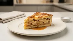 Babiččin jablečný koláč z křehkého těsta: náplň krátce povařte a drží tvar