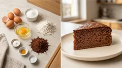 Rychlý kakaový piškotový korpus: vysoký, nadýchaný a vždy se povede