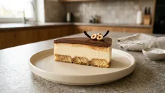 Nepečený piškotový dezert s Nutellou: krémové řezy, co ztuhnou v lednici