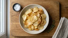 Domácí brambůrky krok za krokem: křupavé lupínky bez zbytečných příměsí