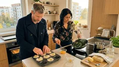 Velikonoční kataifi hnízda se špenátem a křepelčím vejcem, která udělají dojem