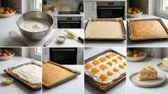 Žravé řezy s mandarinkami: nadýchaný piškot, smetanový krém a lesklé želé