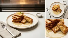 Smažené sušenky v citronovém sirupu: křehké pohoštění hotové za chvíli