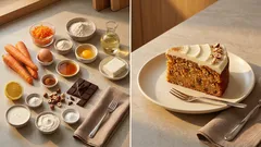 Vláčný mrkvový dort s tvarohovo‑karamelovým krémem – hotový bez zbytečné námahy