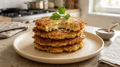 Bramboráčky z vařených brambor se sýrem a česnekem: křupavé a hotové raz dva